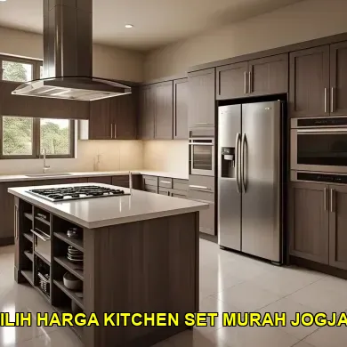 Tips Memilih Kitchen Set Murah Berkualitas di Toko HPL Yogyakarta